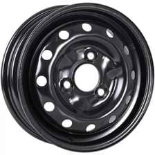 Колесный диск Mefro Wheels Штамп 4х12/3х98 D60.5 ET40 черный глянцевый